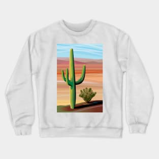 Saguaro Cactus in Sonora Desert Crewneck Sweatshirt